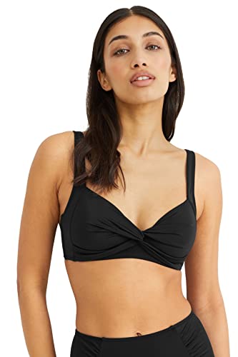 C&A Damen Bandeau Unifarben Stretch|Synthetisch schwarz 36