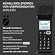ALCATEL ePure Iconic - Schnurloses Festnetztelefon DECT - Vintage-Design - Großes, hochauflösendes Grafikdisplay - Freisprechfunktion - Anrufblockierungsfunktion - Schwarz