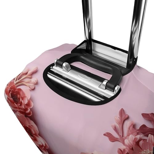 Luggage Cover Elastic Washable Suitcase Cover Dust-Proof Flowers on Light Background Travel Luggage Cover Fashion Suitcase Protector Thickened Baggage Cover Fit 18-32 Inch Luggage XL4