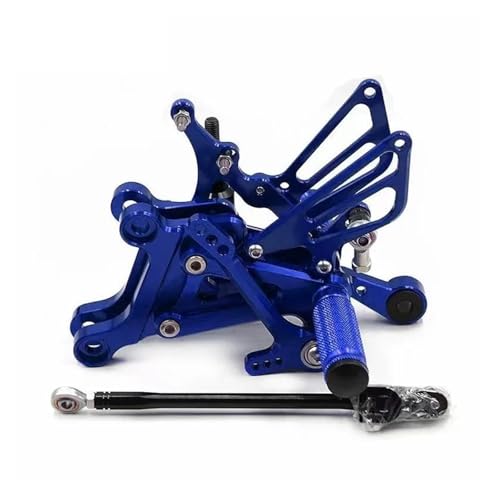 Repose-pieds réglables moto Aprilia RS125 2T 1996-2010 cale-pied bleu
