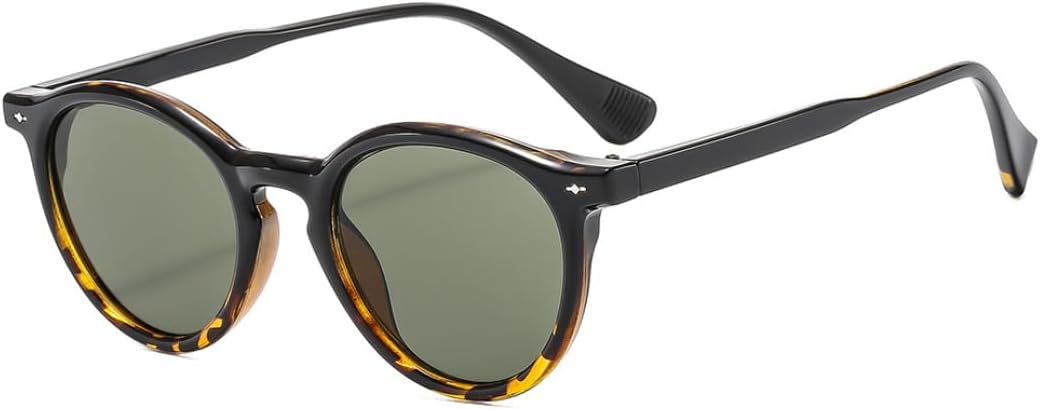 Popular Round Sunglasses Women Men Shades Transparent Frame Oval Sun Glasses UV400 Trending