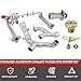 YINAVAGAD Upgraded Aluminum Coolant Water Pipe System Kit for Land Rover Range Rover Sport LR4 2010-2021, for Jaguar XF XJ XE 3.0L V6, Replaces LR109401 LR092992 LR090630 LR049990