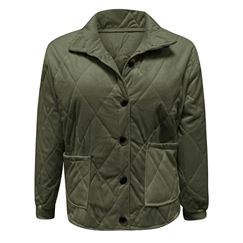 Fannyouth Women's Winter Cropped Puffer Jacket Long Sleeve Full Zip Lightweight Warm Quilted Down Coats #Pay221117- *1439-Christmas Decorations #TOP2