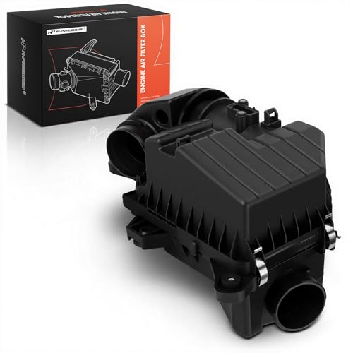 A-Premium Engine Air Filter Cleaner Box Housing Compatible with Honda Civic 2006 2007 2008 2009 2010 2011, L4 1.8L, Replace# 17211-RNA-A00, 17202-RNA-A00