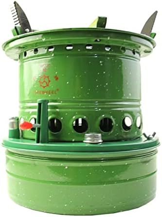 kowaku Portable Outdoor Burner Cooker Heater with 16 Wick Core and 3L Tank Iron Enamel Build No Pump Needed Safe to use