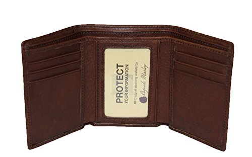 Cashmere RFID Blocking Mens Tri-Fold Leather Wallet2