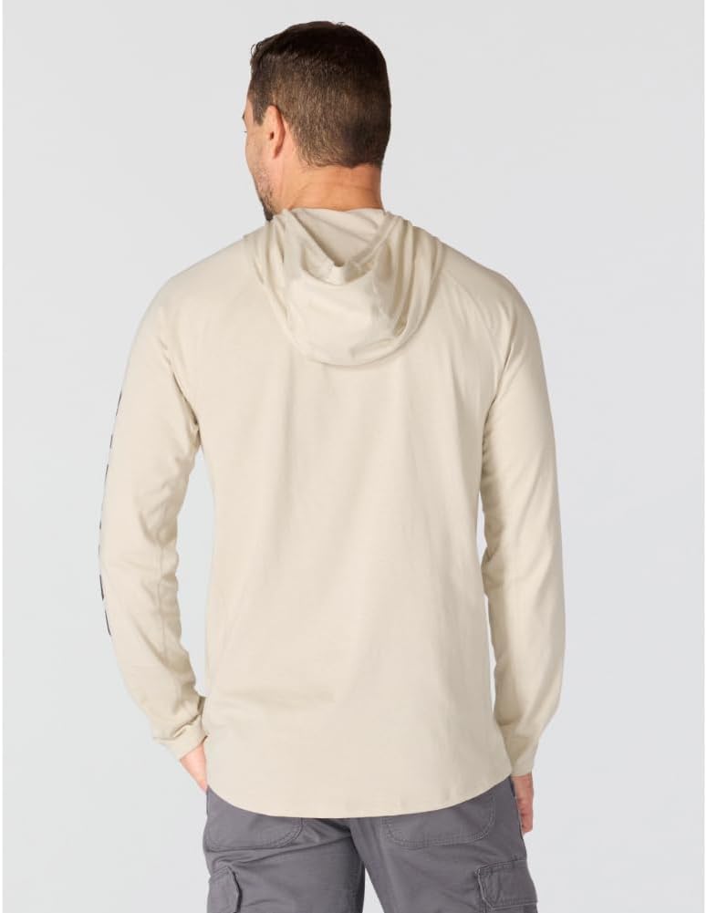 Carhartt Men's Force Relaxed Fit Midweight Long-Sleeve Logo Graphic Hooded T-Shirt - Image 3