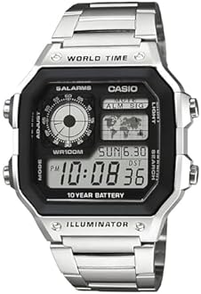 Casio Men's Digital Dial Stainless Steel