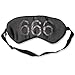Produktbild JDYU 100% Seide Schlafmaske Augenmaske Rauchen Nummer 666 Soft Eyeshade Augenbinde mit verstellbarem Gurt für Männer Frauen und Kinder zum Schlafen Reisen Arbeit Nickerchen blockiert Licht