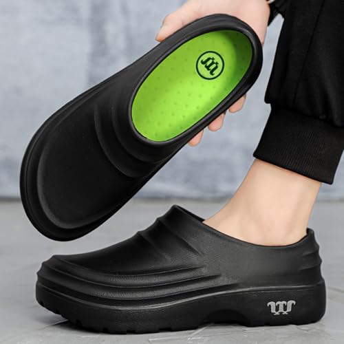 Unisex Armadillo Chef Shoes Non-Slip Oil Resistant Kitchen Work Clogs, Breathable Waterproof Lightweight Safety4