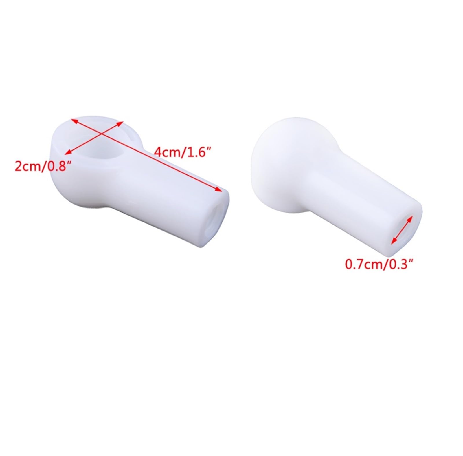 Xwang store 2 Stück Obere Stößelstangen-Verbindungskappen-Ersatz, Kompatibel Mit Porsche 986 987 Boxster, Kompatibel Mit Cabrio 1997–2007, 2008, 2009, 2010, 2011, 2012
