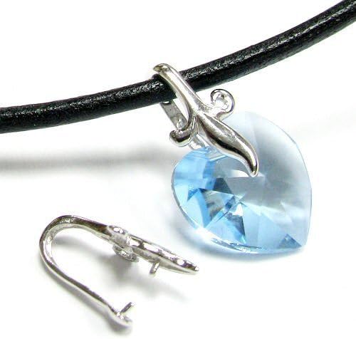 2 Pcs .925 Sterling Silver Leaf Flower Pendant Connector Bail Pinch Dangle Clasp/Findings/Bright