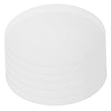 HOUDERCO 6個 シリコン製耐熱蒸篭マット 直径 丸型ノンスティック蒸しパッド 点心 餃子 蒸しパン用 繰り返し使用可能 食品調理無添加対応