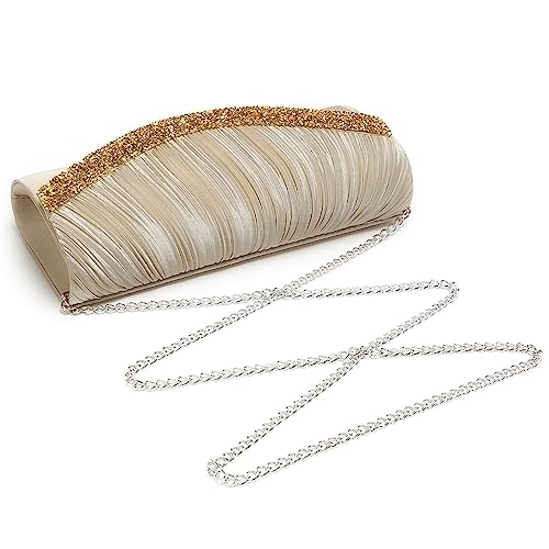 Image of Dasein Women's Rhinestone Evening Clutch Purse, Formal Bag