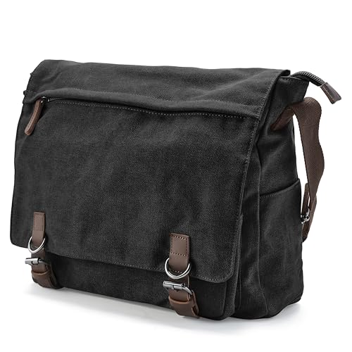 Bolso bandolera de lona azul para solucionar el desorden diario