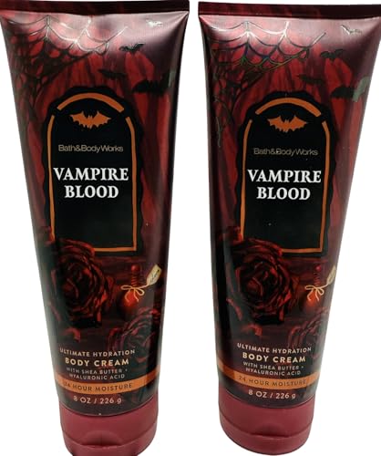 Bath & Body Works Vampire Blood Ultimate Hydration Body Cream 8 Ounces Pack of 2