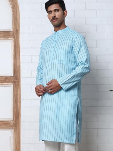 Image of Jompers Men's Cotton Striped Kurtas