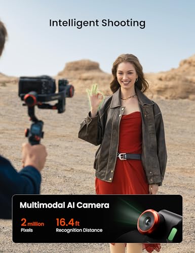 Hohem iSteady MT3 Pro estabilizador cardán de 3 ejes para cámara, rastreador de IA con luz CCT/RGB, para cámara sin espejo, bolsillo, cámara de acción/smartphone, control de pantalla táctil - Image 6