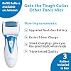 Electric Callus Remover: Own Harmony Professional Pedicure Tools Foot Care for Women, Rechargeable Foot Scrubber, CR900 Electronic Feet File Pedi Sander Best for Hard Cracked Dry Dead Skin, 3 Rollers