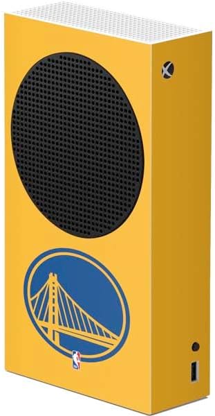 Skinit Decal Gaming Skin Compatible with Xbox Series S Console - Officially Licensed NBA Golden State Warriors Black Animal Print Design