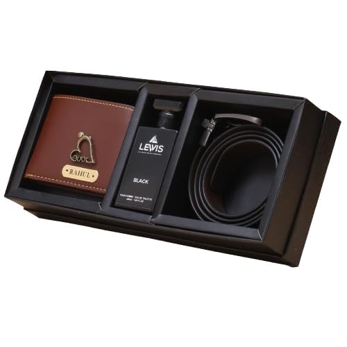 Wasim Enterprise Combo Pack of Mens Black Analog Leather Strap Watch, Leather Wallet & Leather Belt, Best Gift for Mens (Smooth Black) (B0CYLDLN62) Amazon Price History, Amazon Price Tracker