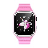 Kinder Smartwatch mit GPS und Telefon, Smartwatch Kinder GPS Wasserdicht GPS Uhr Kinder mit IP68 SOS Anruffunktion Handy Touchscreen Spiel Voice Chat Wecker für Jungen Mädchen Student Geschenk