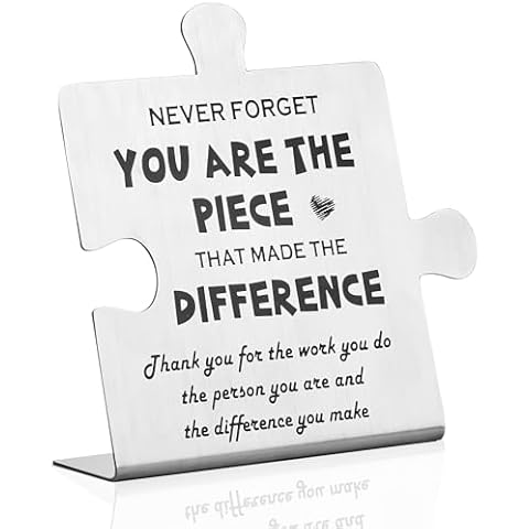 Thank You Gifts Appreciation Gifs, Farewell Going Away Goodbye Leaving Gift for Employee Teammates Coworker Colleague New Job Gift Retirement Gift for Staff Boss, Inspirational Office Desk Sign Cover