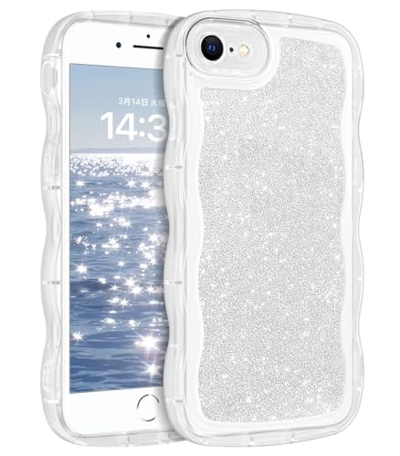 iPhone7 iPhone8 スマホケース キラキラ シンプル クリア 新品 iPhone iPhone8 ケース キラキラ ソフト スマホカバー iPhone7