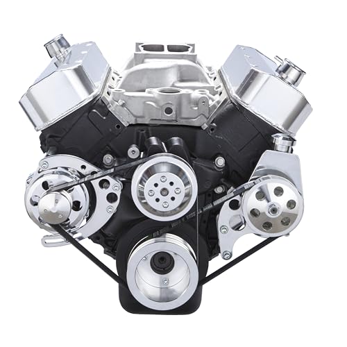 Big Block Chevy Serpentine Pulley Conversion Kit ALT PS BBC 396 427 LWP