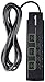 AmazonBasics 8-Outlet Power Strip Surge Protector | 4,500 Joule, 12-Foot Cord