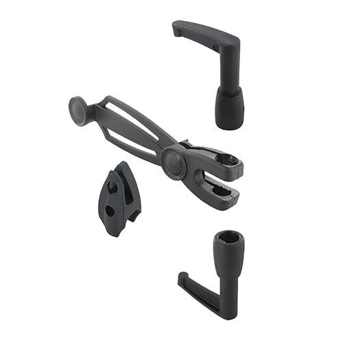 Accessoires pour Espagnolette de Volets battants - Système de Fermeture pour Volet Battant et Persiennes - Composite Noir - Longue durabilité - Fabrication française