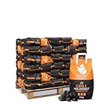 Heizfuxx Grillbriketts – Hochwertige Holzkohlebriketts für langanhaltende Glut & konstante Hitze – Ideal für Grill & Smoker – 1 Paket (3 x 5 kg / 15 kg)