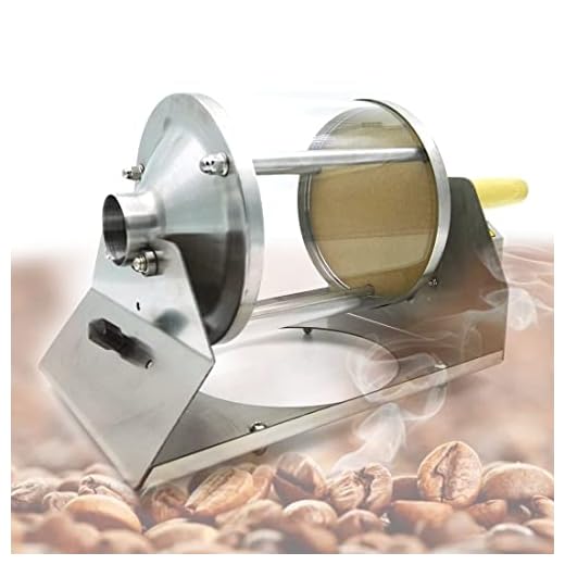 Tostador de Granos de café 500G Máquina tostadora de Granos de café Máquina para Hornear en el hogar Granos de café Hogar Rodillo Tostador de Acero Inoxidable Máquina tostadora de café