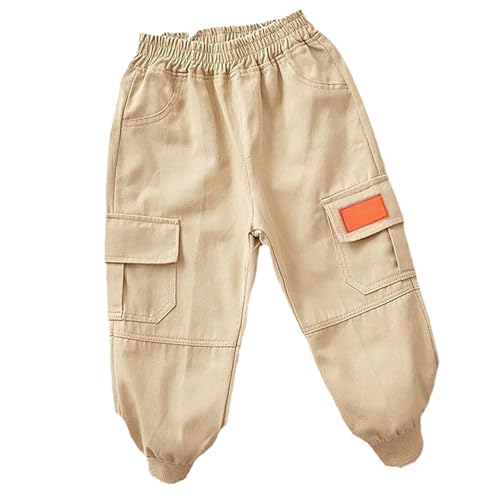 Toddler Boys Girls Pull on Cargo Pants Elastic Waist Joggers Breathable Sweatpants Quick-Dry School Hiking Pants