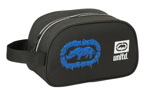 Safta ECKO UNLTD. Worldwide   Neceser Escolar Infantil Mediano con Asa, Neceser Infantil, Adaptable a Carro, Fácil Limpieza, Cómodo y Versátil, Calidad y Resistencia, 26x12x15 cm