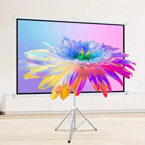 Pantalla de proyector NILZA 60 pulgadas con soporte ajustable
