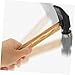 Gadpiparty Portable Shoe Repairing Hammer Wooden Handle Diy Leather Hammer Tack Shoes Multi-use Tool