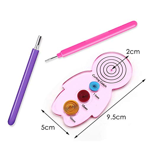 Pimoys ZHH2584K 12 Pack Paper Quilling Tools Slotted Kit thumb #4