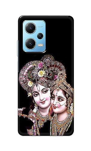 Image of PRINTFIDAA� Printed Hard Back Cover Case for Mi Redmi Note 12 5G Back Cover (Radha Krishna) -2808