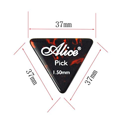 Alice 12 x Mediators Pour Guitares En Celluloid Triangle Equilatéral Picks 1.5mm AP600L - Les Beatles, Paul McCartney, John Lennon, RIngo Starr, George Harrison Alice 12 x Mediators Pour Guitares En Celluloid Triangle Equilatéral Picks 1.5mm AP600L – Image 6