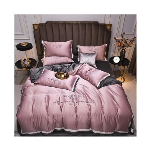 xbhV[c4_Zbg TesAJ[LONC[TCYQ4_ZbgA_炩VL[ȃ[HѕzcJo[iWbp[tj V[cEJo[Zbg ?(Raspberry,Queen Size 4pcs)