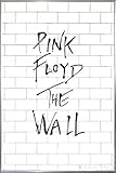 Farbe: silber Close Up Pink Floyd The Wall LP Poster Album Cover (93x62 cm) gerahmt in: Rahmen Silber