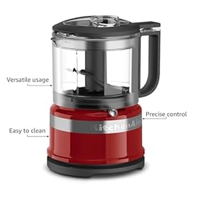 KitchenAid KFC3516ER 3.5 Cup Food Chopper, Empire Red KitchenAid KFC3516ER 35 Cup Food Chopper Empire Red