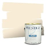 PRESTIGE Paints Interior Paint and Primer In One, 1-Gallon, Flat, Comparable Match of Benjamin Moore* Windsor Cream*