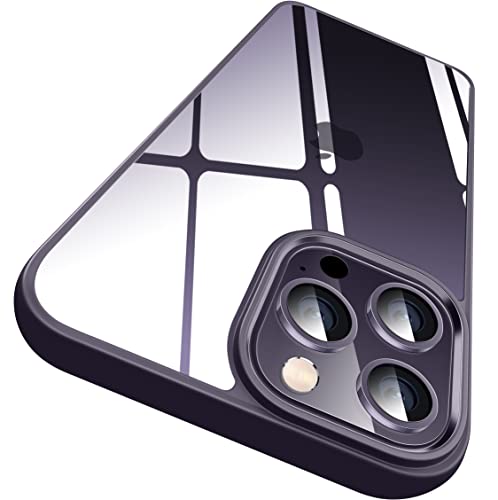 Casekoo Deep Purple For Iphone 14 Pro Max Case, [Match Iphone Color] [Reliable Drop Protection] Protective Shockproof Cover For Women Men Slim Transparent Iphone 14 Pro Max Phone Case, Purple #TOP24