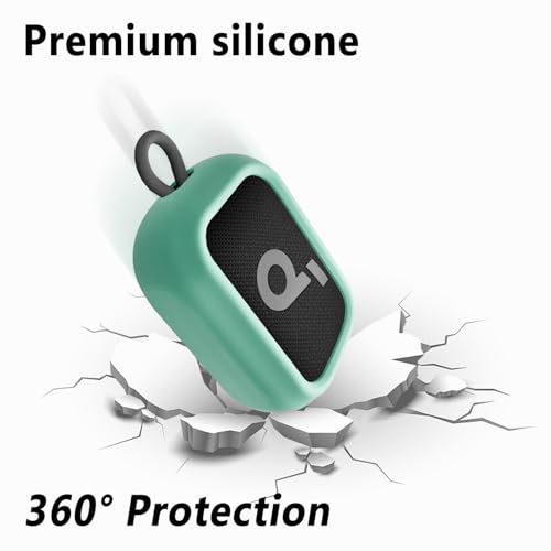 Image of Geiomoo Silicone Case for Anker Soundcore Select 4 Go Speaker, Protective Portable Scratch Shock Resistant Cover (Luminous Green)