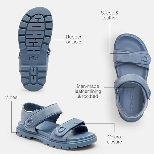 Image of Coach Women's Brynn Leather Sandal