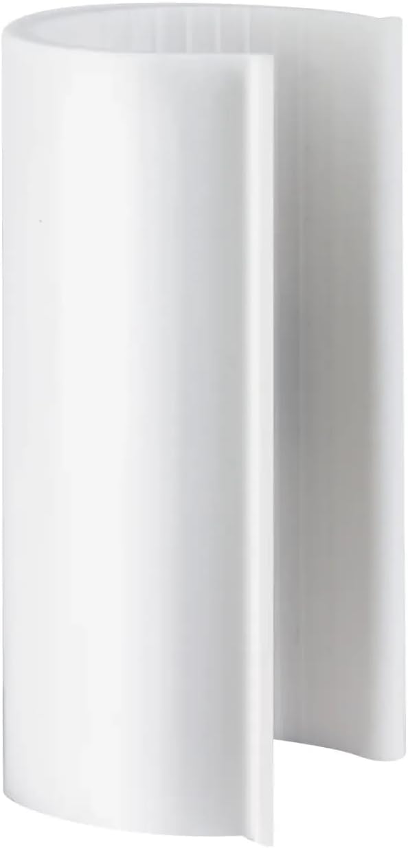 EZ White Snap Clamp 1-1/2 Inch X 4 Inches Wide for 1-1/2 Inch PVC Pipe 10 Per Bag