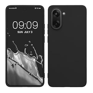 kwmobile telefoonhoesje compatibel met OnePlus Nord CE5 hoesje - Zachte case voor smartphone - Back cover in mat zwart