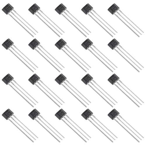 20 Pack A3144 Hall Effect Sensor 3Pins Magnetic Detector for Arduino DC 4V-24V Hall Effect